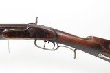 LANCASTER Antique LONG RIFLE 44 Caliber Percussion FRONTIER Settler PIONEER Half-Stock w/ Double Set Triggers, German Silver Décor - 23 of 25