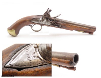 REVOLUTIONARY WAR Antique D. EGG 1759 ELLIOT Light Dragoon FLINTLOCK Pistol 1770s-1790s British Flintlock MILITARY Pistol