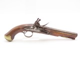 REVOLUTIONARY WAR Antique D. EGG 1759 ELLIOT Light Dragoon FLINTLOCK Pistol 1770s-1790s British Flintlock MILITARY Pistol - 2 of 22