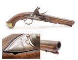 REVOLUTIONARY WAR Antique D. EGG 1759 ELLIOT Light Dragoon FLINTLOCK Pistol 1770s-1790s British Flintlock MILITARY Pistol - 1 of 22