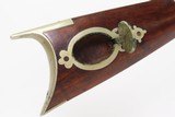 NORTHEASTERN US Antique SUPERPOSED Percussion DOUBLE RIFLE Both .36 Caliber With GERMAN SILVER INLAID STAR on Stock - 7 of 25