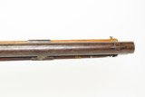 NORTHEASTERN US Antique SUPERPOSED Percussion DOUBLE RIFLE Both .36 Caliber With GERMAN SILVER INLAID STAR on Stock - 13 of 25