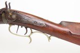 NORTHEASTERN US Antique SUPERPOSED Percussion DOUBLE RIFLE Both .36 Caliber With GERMAN SILVER INLAID STAR on Stock - 22 of 25