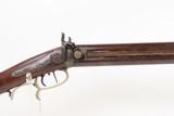 NORTHEASTERN US Antique SUPERPOSED Percussion DOUBLE RIFLE Both .36 Caliber With GERMAN SILVER INLAID STAR on Stock - 5 of 25