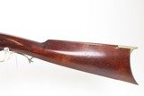 FASCINATING 1800s Antique BREECHLOAD Conversion of a LONG RIFLE .42 Rimfire Period Metallic Cartridge Update to Muzzle Loader - 21 of 23