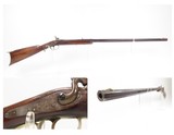 FASCINATING 1800s Antique BREECHLOAD Conversion of a LONG RIFLE .42 Rimfire Period Metallic Cartridge Update to Muzzle Loader - 2 of 23
