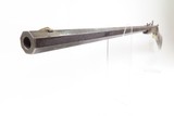 FASCINATING 1800s Antique BREECHLOAD Conversion of a LONG RIFLE .42 Rimfire Period Metallic Cartridge Update to Muzzle Loader - 22 of 23