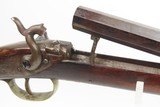 FASCINATING 1800s Antique BREECHLOAD Conversion of a LONG RIFLE .42 Rimfire Period Metallic Cartridge Update to Muzzle Loader - 1 of 23