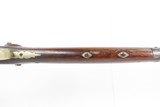 FASCINATING 1800s Antique BREECHLOAD Conversion of a LONG RIFLE .42 Rimfire Period Metallic Cartridge Update to Muzzle Loader - 11 of 23