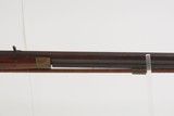 Mid-1800s Antique AMERICAN Half Stock Percussion HOMESTEAD/HUNTING RifleGame Getting Rifle w/ Indian/Native THEMED CARVINGS - 5 of 25