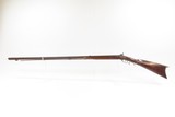 Mid-1800s Antique AMERICAN Half Stock Percussion HOMESTEAD/HUNTING RifleGame Getting Rifle w/ Indian/Native THEMED CARVINGS - 24 of 25