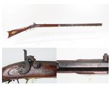 Mid-1800s Antique W.J. LOADER Half Stock Percussion HOMESTEAD/HUNTING Rifle N.C.T.O. Marked .38 Caliber Rifle w/GOLCHER LOCK - 1 of 25