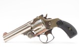 SMITH & WESSON .38 DOUBLE ACTION Top Break SELF DEFENSE Revolver C&R NICKEL Turn of the Century DA CONCEAL & CARRY Handgun - 11 of 15