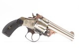 SMITH & WESSON .38 DOUBLE ACTION Top Break SELF DEFENSE Revolver C&R NICKEL Turn of the Century DA CONCEAL & CARRY Handgun - 2 of 15