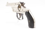 SMITH & WESSON .38 DOUBLE ACTION Top Break SELF DEFENSE Revolver C&R NICKEL Turn of the Century DA CONCEAL & CARRY Handgun - 15 of 15
