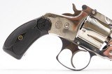 SMITH & WESSON .38 DOUBLE ACTION Top Break SELF DEFENSE Revolver C&R NICKEL Turn of the Century DA CONCEAL & CARRY Handgun - 4 of 15