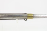 Antique CIVIL WAR European PERCUSSION Half Stock Military RIFLED Carbine
Back Action Carbine with BAYONET LUG - 12 of 22