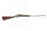 Antique CIVIL WAR European PERCUSSION Half Stock Military RIFLED Carbine
Back Action Carbine with BAYONET LUG - 2 of 22