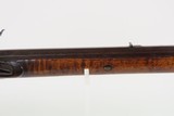 SOUTHERN Antique FLINTLOCK Early 1800s Full-Stock HOMESTEAD .42 Long RifleKentucky Style AMERICAN PIONEER Long Rifle with PATCHBOX - 6 of 25