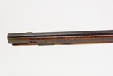 SOUTHERN Antique FLINTLOCK Early 1800s Full-Stock HOMESTEAD .42 Long RifleKentucky Style AMERICAN PIONEER Long Rifle with PATCHBOX - 24 of 25