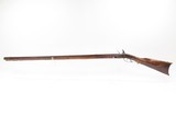 SOUTHERN Antique FLINTLOCK Early 1800s Full-Stock HOMESTEAD .42 Long RifleKentucky Style AMERICAN PIONEER Long Rifle with PATCHBOX - 23 of 25