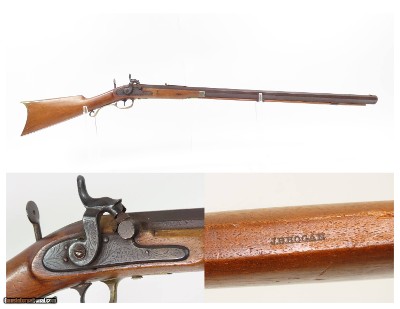 Mid-1800s Antique W.J. & R.H. SCOTT Half Stock Percussion HOMESTEAD Rifle
NEW YORK Rifle with “WARREN/& STEELE/ALBANY” Lock