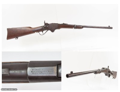 INDIAN WARS/FRONTIER Antique SPENCER M1865 Repeating SADDLE RING CARBINE
1 of about 24,000 Post-Civil War Carbines Produced