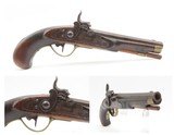 Antique AMERICAN Full-Stock KENTUCKY Style Percussion Pistol OCTAGON BARREL With Maple Stripe Stock Made Circa 1830-50s - 1 of 15