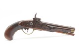 Antique AMERICAN Full-Stock KENTUCKY Style Percussion Pistol OCTAGON BARREL With Maple Stripe Stock Made Circa 1830-50s - 2 of 15
