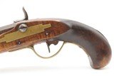 Antique AMERICAN Full-Stock KENTUCKY Style Percussion Pistol OCTAGON BARREL With Maple Stripe Stock Made Circa 1830-50s - 13 of 15
