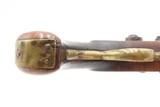 Antique AMERICAN Full-Stock KENTUCKY Style Percussion Pistol OCTAGON BARREL With Maple Stripe Stock Made Circa 1830-50s - 7 of 15