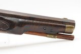 Antique AMERICAN Full-Stock KENTUCKY Style Percussion Pistol OCTAGON BARREL With Maple Stripe Stock Made Circa 1830-50s - 3 of 15