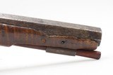 ENGRAVED Antique Mid-1800s PERCUSSION Self Defense Belt Pistol GOLCHER LOCK AMERICAN .45 Cal. Similar to the “Kentucky” Pistol - 3 of 17
