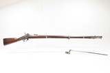 CIVIL WAR Era Antique MONSEUR of LIEGE Percussion RIFLE-MUSKET w/BAYONETFor Export to AMERICAN BELLIGERENTS 1861-1865 - 2 of 25
