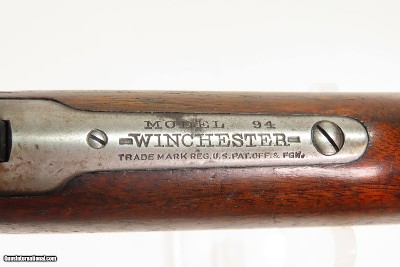 Classic 1926 mfg. WINCHESTER M94 .30 WCF Lever Action C&R DEER HUNTER Rifle Pre-WWII Era REPEATING RIFLE in .30-30 CALIBER - Image 21 of 25