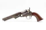Very Nice ANTEBELLUM Antique Pre-CIVIL WAR COLT M1849 Perc. POCKET Revolver 1856 mfg. Civil War Revolver w/GLASS DISPLAY CASE - 14 of 18