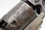 Very Nice ANTEBELLUM Antique Pre-CIVIL WAR COLT M1849 Perc. POCKET Revolver 1856 mfg. Civil War Revolver w/GLASS DISPLAY CASE - 6 of 18