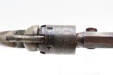 Very Nice ANTEBELLUM Antique Pre-CIVIL WAR COLT M1849 Perc. POCKET Revolver 1856 mfg. Civil War Revolver w/GLASS DISPLAY CASE - 12 of 18