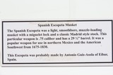 1790s ENGRAVED Spanish Antique MIQUELET “ESCOPETA” Shotgun w/MADRID STOCK
Late 1700s to Early 1800s Spanish EIBAR Longarm - 3 of 25