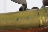 WAR of 1812 Era Antique BRASS BARRELED London Proofed FLINTLOCK BLUNDERBUSS 200+ Year Old WAR of 1812 Close Range Weapon! - 18 of 20