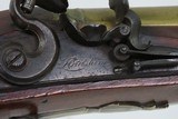 WAR of 1812 Era Antique BRASS BARRELED London Proofed FLINTLOCK BLUNDERBUSS 200+ Year Old WAR of 1812 Close Range Weapon! - 6 of 20
