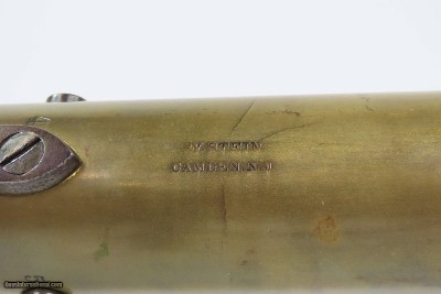 WILLIAM STEIN Antique NEW JERSEY Lever Cock .28/7mm Tip-Up GALLERY Air GunUNDERLEVER Wind Gun INDOOR TARGET SHOOTING/HUNTING - Image 12 of 19