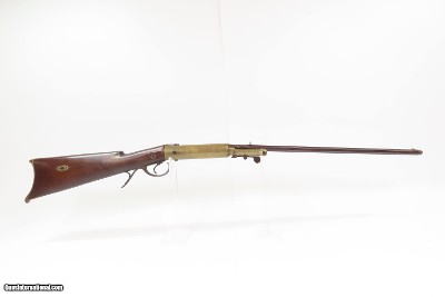 WILLIAM STEIN Antique NEW JERSEY Lever Cock .28/7mm Tip-Up GALLERY Air GunUNDERLEVER Wind Gun INDOOR TARGET SHOOTING/HUNTING - Image 2 of 19