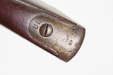 1869 Mfg. INDIAN WARS Antique U.S. SPRINGFIELD M1868 TRAPDOOR Rifle BAYONET Post-CIVIL WAR Single Shot MILITARY BREECH LOADER - 22 of 25