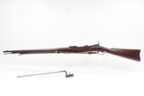 INDIAN WARS Antique U.S. SPRINGFIELD M1879 Breech Loader TRAPDOOR w/BAYONET With SOCKET BAYONET and LEATHER SLING - 21 of 25