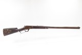 1894 mfg. TACK DECORATED Antique J.M. MARLIN M1889 .32-20 WCF Lever RifleNATIVE AMEREICAN Style BRASS Tack Decoration - 2 of 25