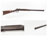 1890 mfg. TACK DECORATED Antique J.M. MARLIN M1889 .38-40 WCF Lever RifleNATIVE AMEREICAN Style BRASS Tack Decoration - 1 of 25