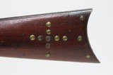 1890 mfg. TACK DECORATED Antique J.M. MARLIN M1889 .38-40 WCF Lever RifleNATIVE AMEREICAN Style BRASS Tack Decoration - 25 of 25