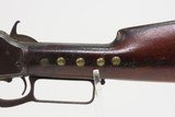 1890 mfg. TACK DECORATED Antique J.M. MARLIN M1889 .38-40 WCF Lever RifleNATIVE AMEREICAN Style BRASS Tack Decoration - 24 of 25