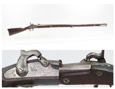 CIVIL WAR Antique U.S. TRENTON, NEW JERSEY “EVERYMAN’S” M1861 Rifle-Musket
TRENTON LOCOMOTIVE & MACHINE Co. Rifle